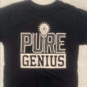 Black Pure Genius Kids T-Shirt
